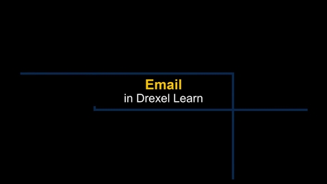 Thumbnail for entry Learn - Email in Drexel Learn