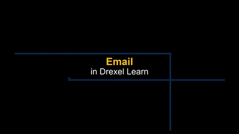 Thumbnail for Learn - Email in Drexel Learn