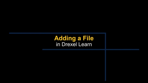 Thumbnail for Learn - Adding a File