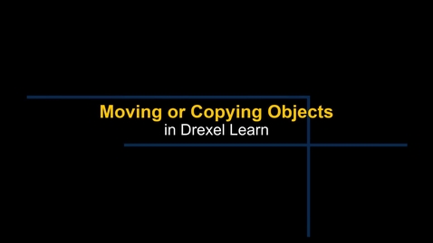 Thumbnail for Learn - Moving or Copying Objects