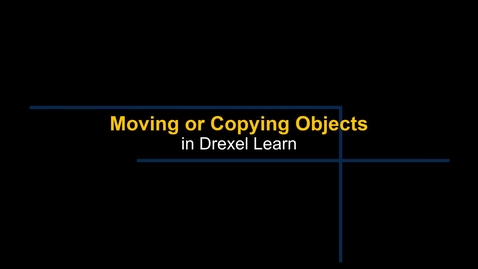 Thumbnail for entry Learn - Moving or Copying Objects