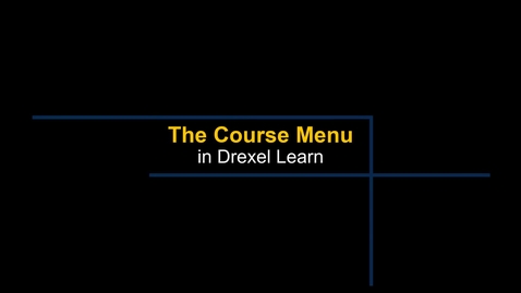 Thumbnail for entry Learn - Course Menu