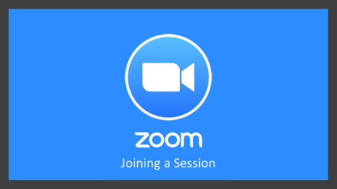 Thumbnail for entry Zoom: Join a Session