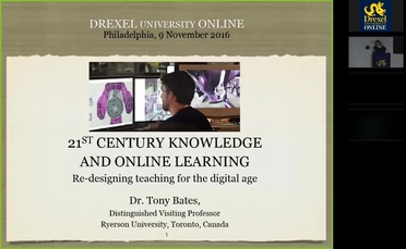 Online Education Expert Tony Bates Speaks At Drexel Inspire