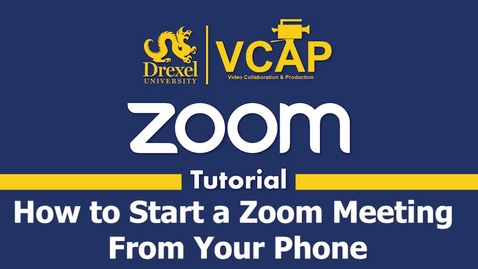 Thumbnail for entry How to Host a Zoom Meeting by Telephone