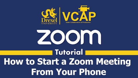 Thumbnail for How to Host a Zoom Meeting by Telephone