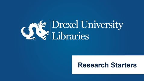 Thumbnail for Research Starters