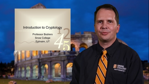Thumbnail for entry Introduction to Cryptology