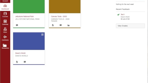 Thumbnail for Canvas Tutorial: new courses &amp; importing course content