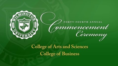 Thumbnail for entry Commencement Winter 2015-College of Arts and Sciences, Business