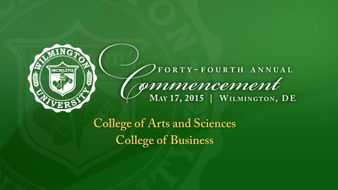 Thumbnail for entry  Commencement Spring 2015- College of Arts and Sciences, College of Business