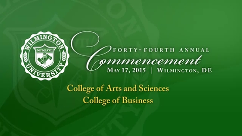 Thumbnail for  Commencement Spring 2015- College of Arts and Sciences, College of Business