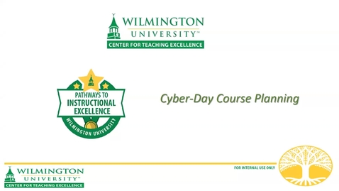 Thumbnail for entry Cyber-Day Course Planning