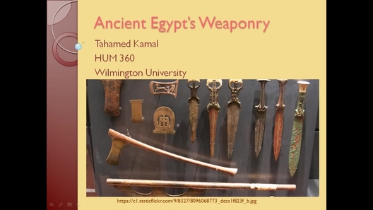 Tahamed Kamal Ancient Egypt's Weaponry