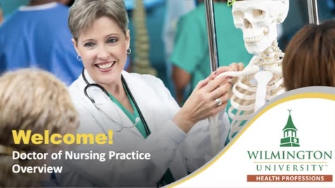 Thumbnail for Introduction to WilmU's DNP Program 