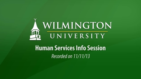 Thumbnail for entry Human Services Info Session