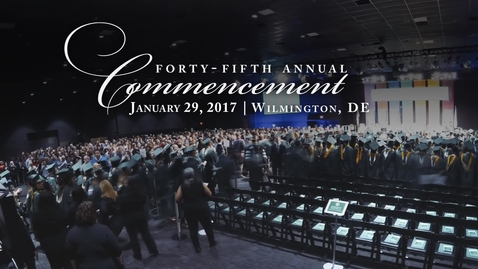 Thumbnail for Commencement  Winter 2017 Highlights