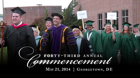 Thumbnail for entry Commencement Spring 2014  Highlights: Georgetown