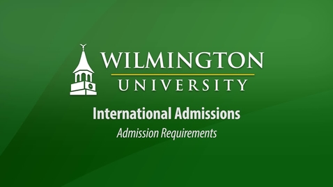 Thumbnail for International Admissions Requirements