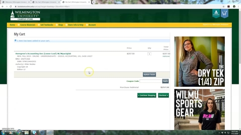 Thumbnail for Checking out with Financial Aid
