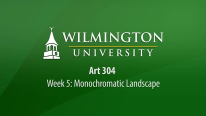 Art 304 Week 5 Monochromatic Landscape Painting Wilmutube