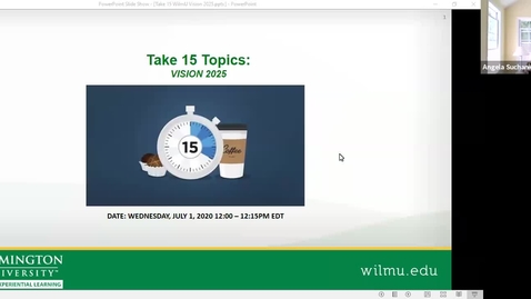 Thumbnail for Take 15: Wilmington University Vison 2025