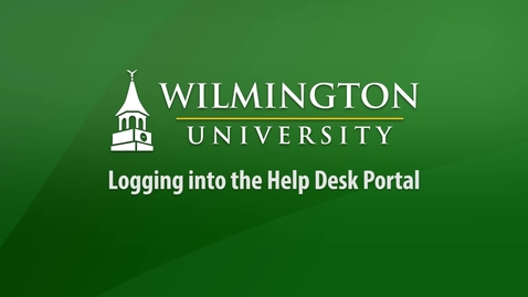 Thumbnail for entry How to Login to the Help Desk Portal