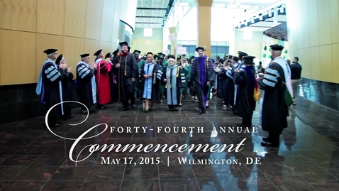 Thumbnail for entry Commencement Spring 2015 Highlights:  Wilmington 