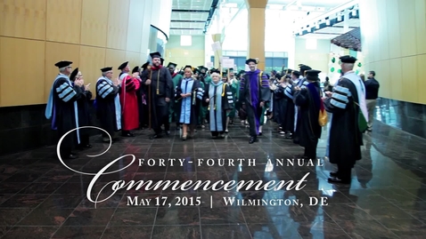 Thumbnail for Commencement Spring 2015 Highlights:  Wilmington 