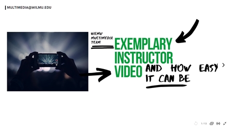 Thumbnail for entry Exemplary Course Content
