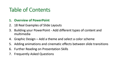 Thumbnail for entry Basic Presentation Tools Video on Demand part 2 - Overview of PowerPoint