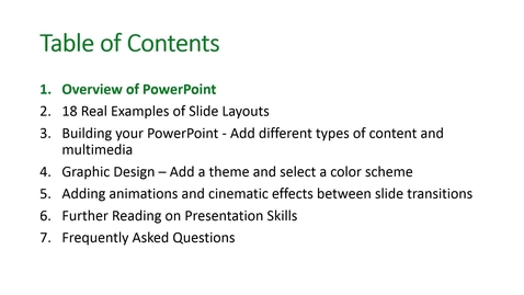 Thumbnail for Basic Presentation Tools Video on Demand part 2 - Overview of PowerPoint