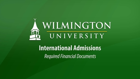 Thumbnail for Required Financial Documents for International Admissions