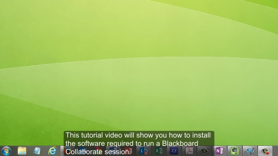 How Students can Install and launch a Blackboard Collaborate session