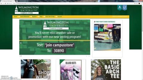 Thumbnail for Checking out at the Campus Store website using Financial Aid