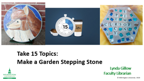 Thumbnail for entry Take 15: Garden stepping stone