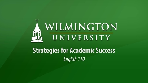Thumbnail for entry Strategies for Academic Success