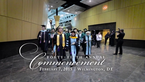 Thumbnail for entry Commencement Winter 2016  Highlights