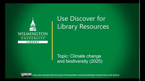 Thumbnail for Search Discover for Library Resources (2025)