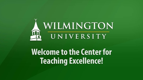 Thumbnail for Welcome to the Center for Teaching Excellence!