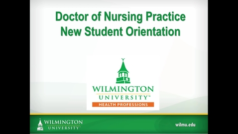 Thumbnail for DNP New Student Orientation