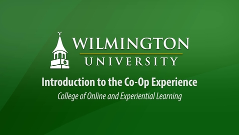 Thumbnail for entry Introduction to the Co-Op Experience