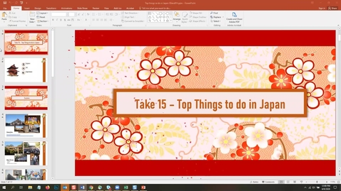 Thumbnail for Take 15 - Top Things to Do When Visiting Japan
