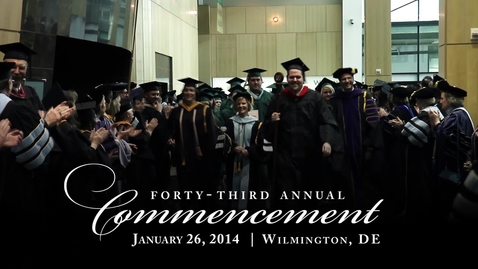 Thumbnail for entry Commencement January 2014 Highlights