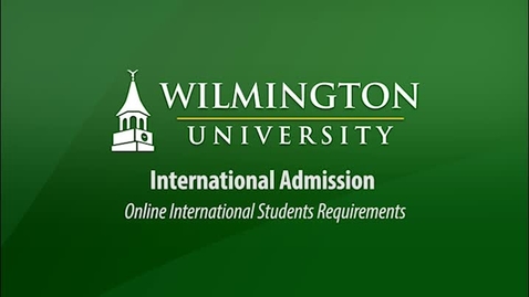 Thumbnail for Online International Students Requirements