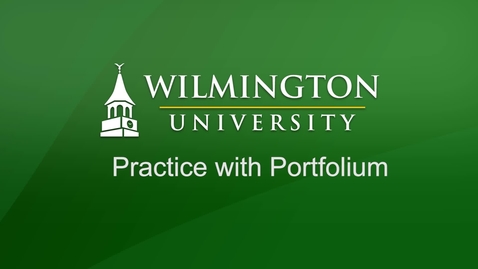 Thumbnail for entry Practice with Portfolium