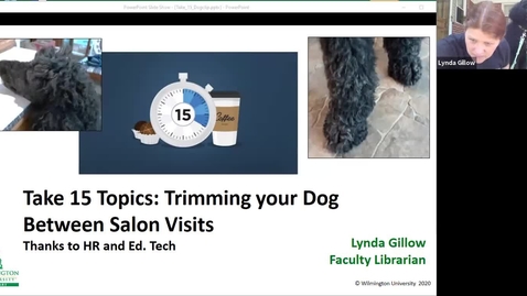 Thumbnail for entry Take 15: Trimming your Dog Between Salon Visits