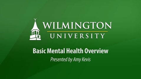 Thumbnail for entry Behavioral Challenges Symposium - Basic Mental Health Overview
