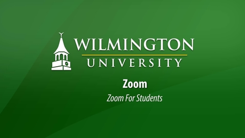 Thumbnail for entry Zoom For Students