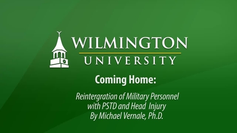 Thumbnail for entry Behavioral Challenges Symposium - Coming Home: Reintergration of Military Personnel with PSTD and Head Injury